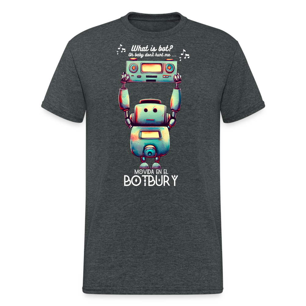 Camiseta Básica 180 (Hombre) - Movida en el Botbury #1 - gris oscuro jaspeado