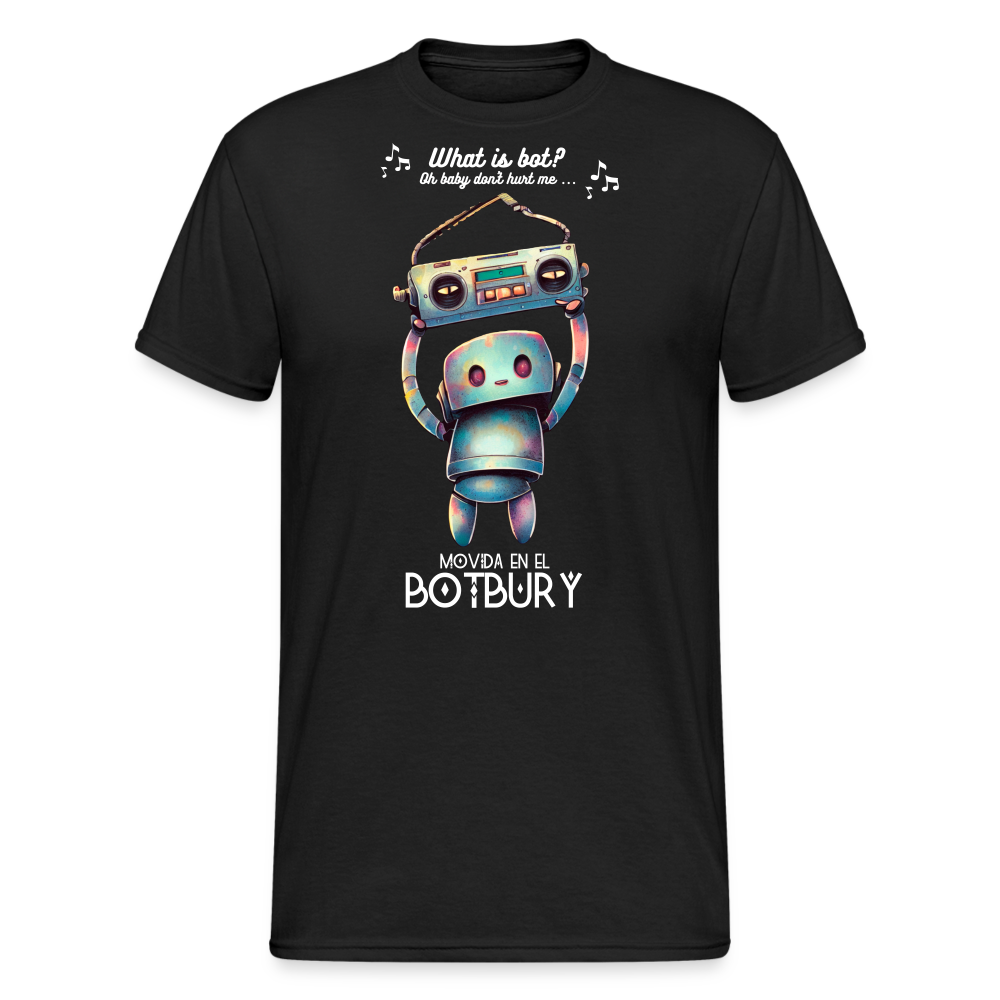 Camiseta Básica 180 (Hombre) - Movida en el Botbury #10 - negro