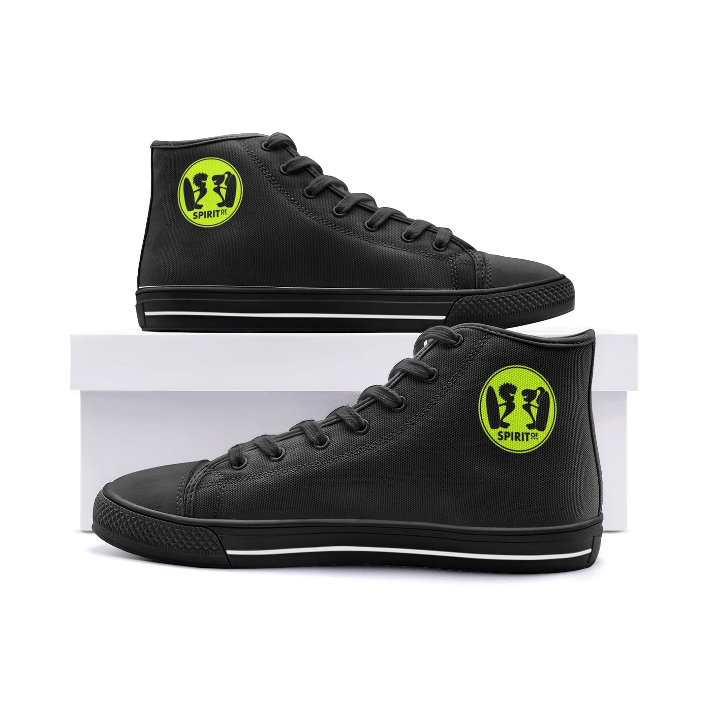 Zapatillas Street A (Unisex) Negras - Spiritof Surf Lime