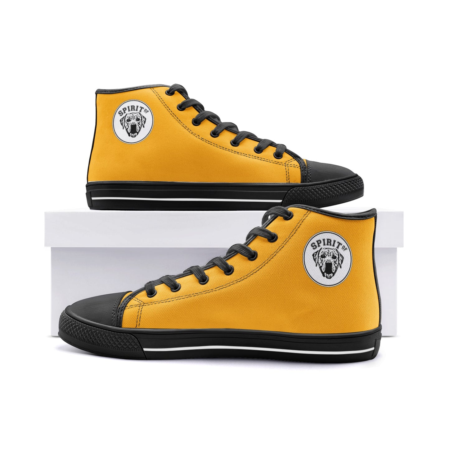 Zapatillas Street A (Unisex) Naranjas - Spiritof Retriever B&W