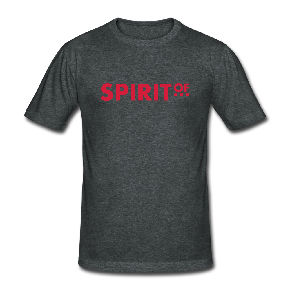 Men’s Gildan Heavy T-Shirt - gris oscuro jaspeado