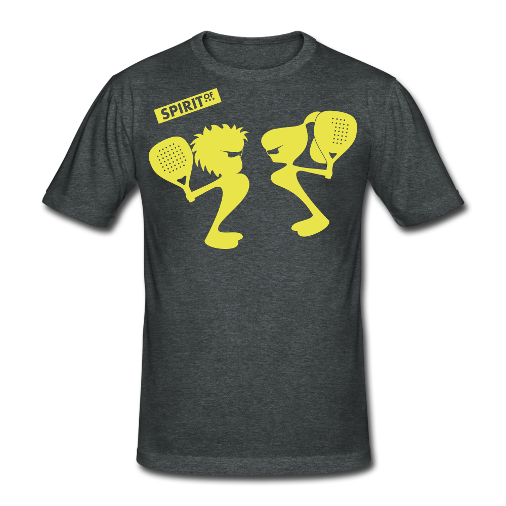Men’s Gildan Heavy T-Shirt - gris oscuro jaspeado