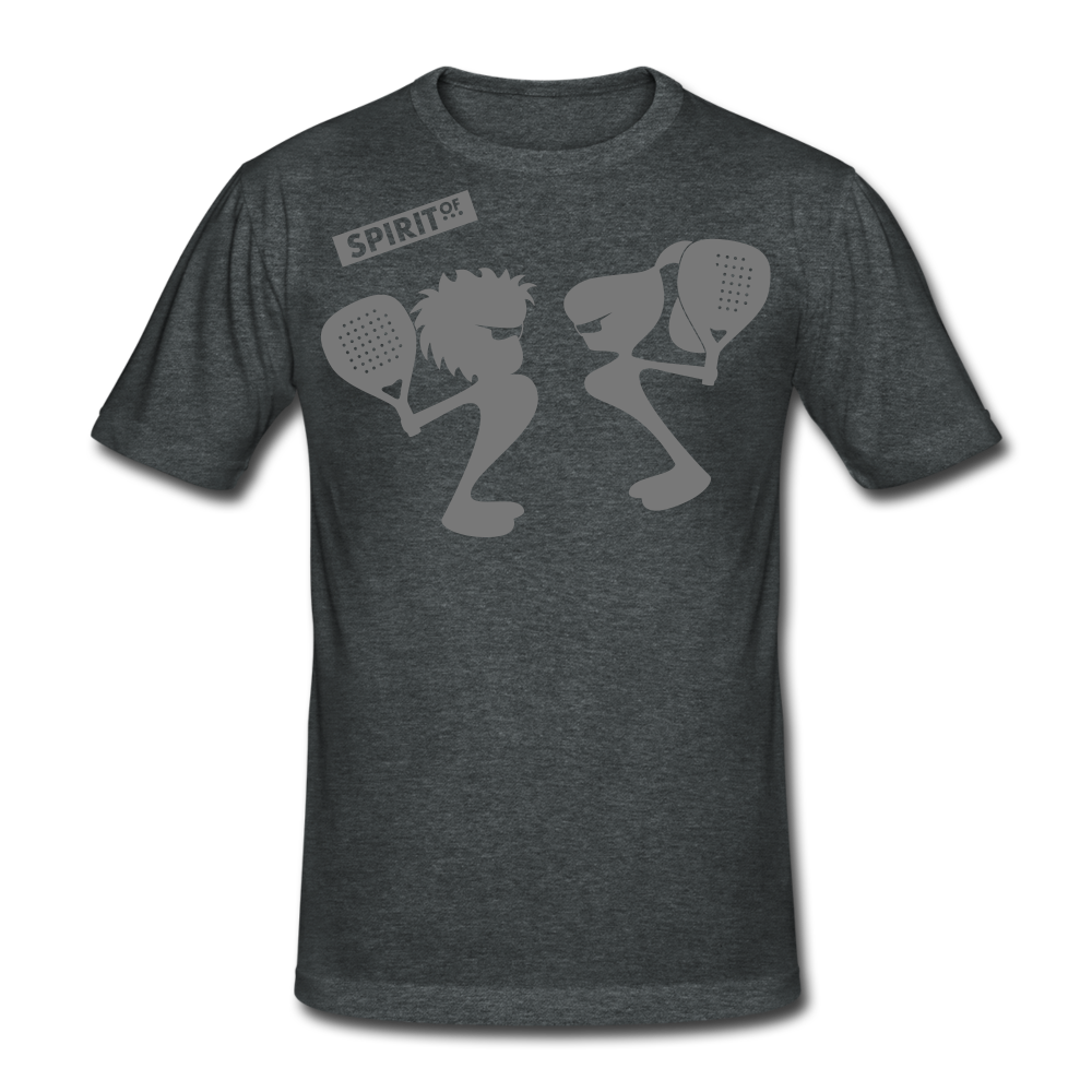 Men’s Gildan Heavy T-Shirt - gris oscuro jaspeado
