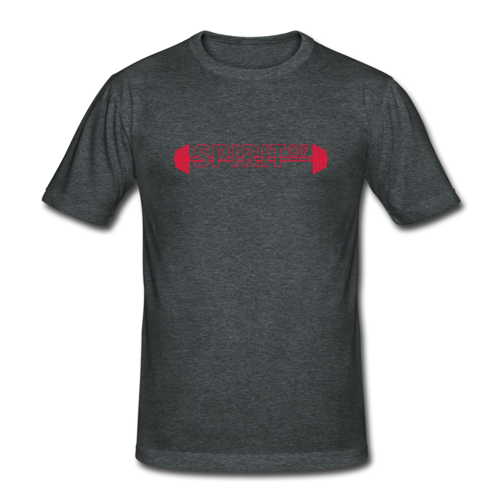 Men’s Gildan Heavy T-Shirt - gris oscuro jaspeado