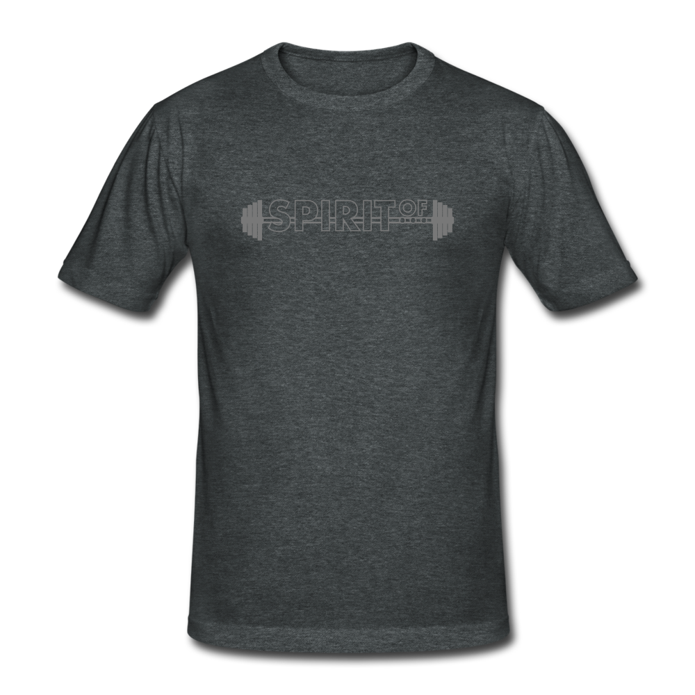 Men’s Gildan Heavy T-Shirt - gris oscuro jaspeado