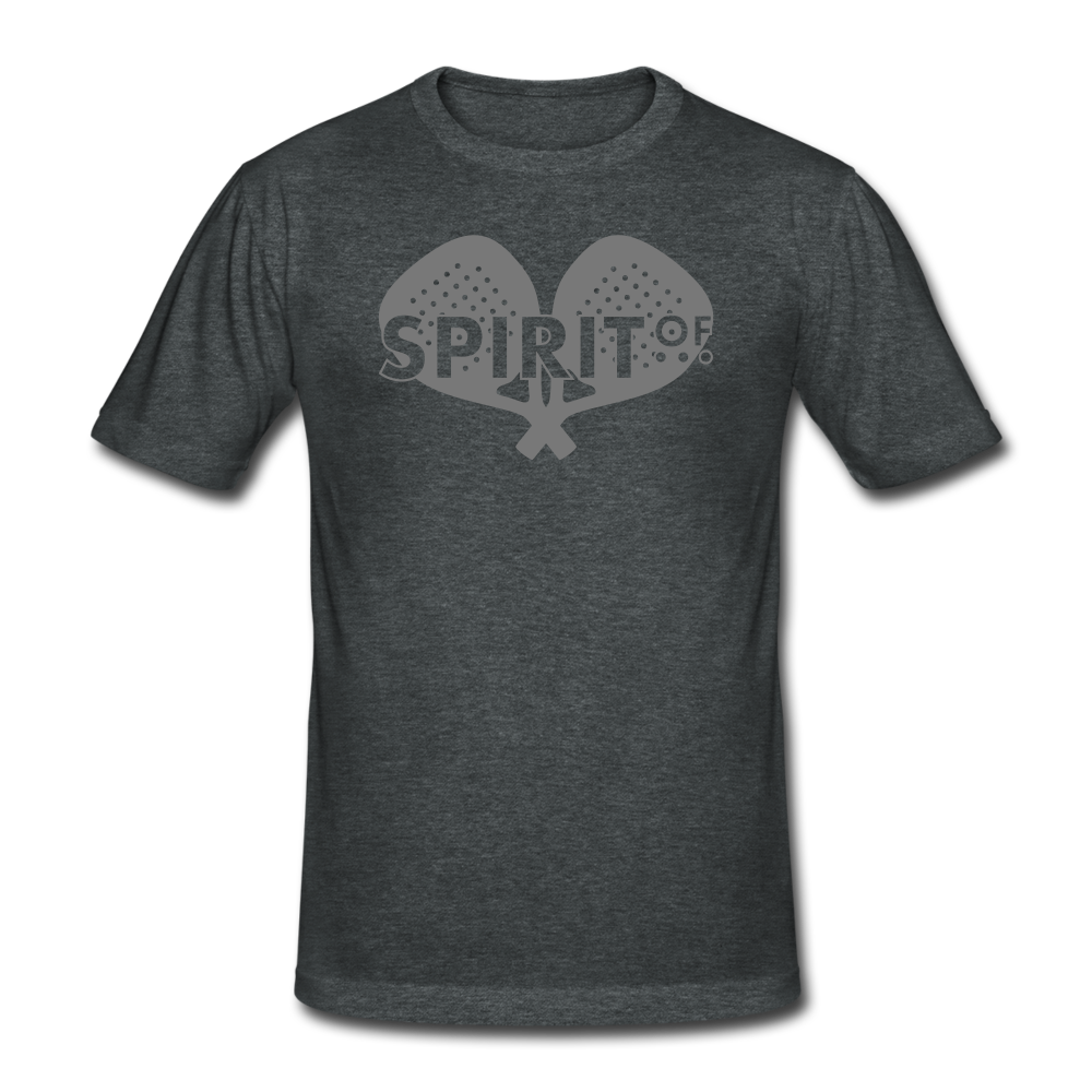 Men’s Gildan Heavy T-Shirt - gris oscuro jaspeado