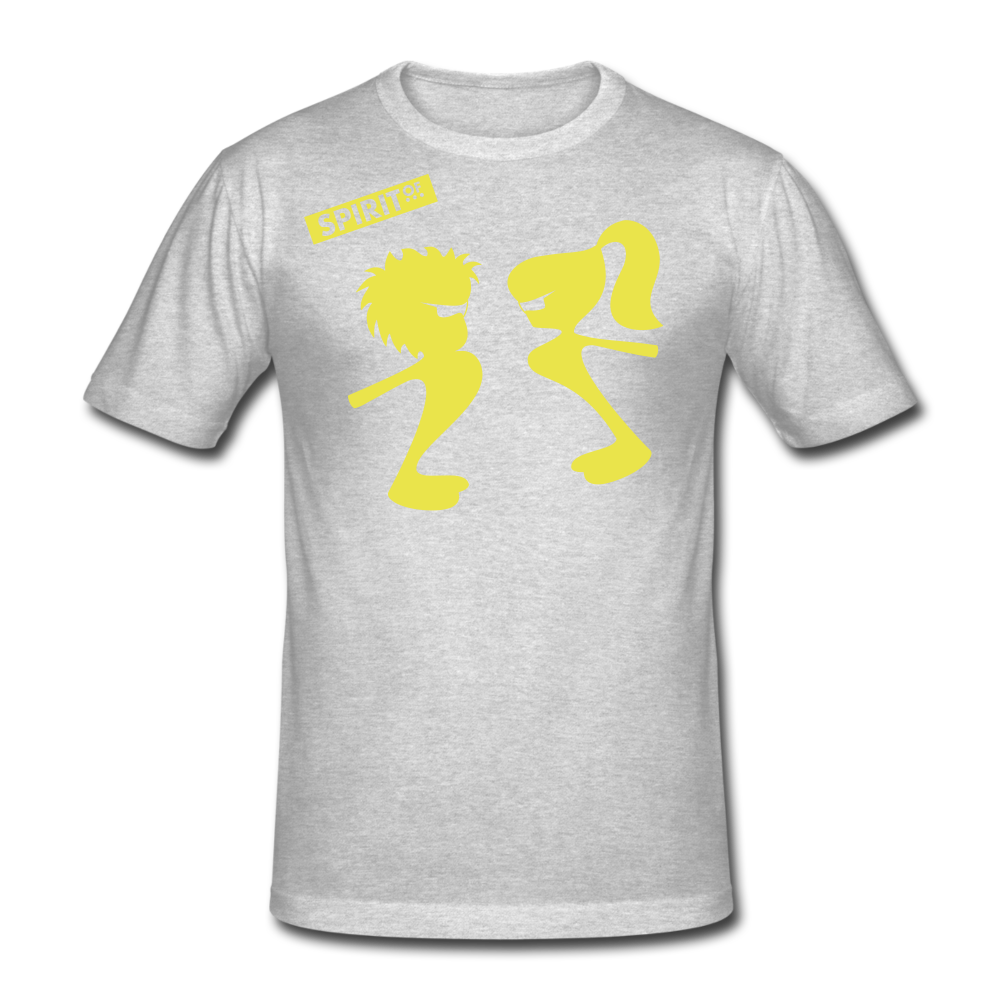 Men’s Gildan Heavy T-Shirt - gris jaspeado