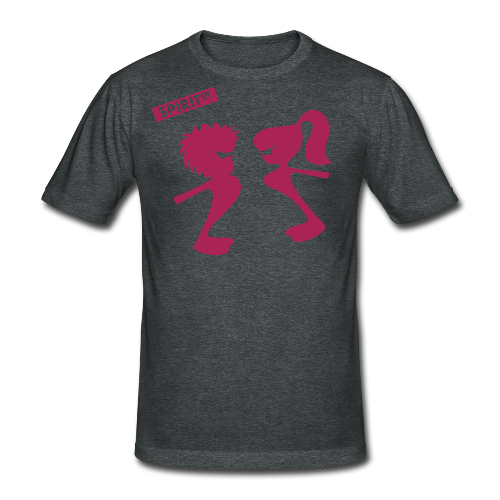 Men’s Gildan Heavy T-Shirt - gris oscuro jaspeado