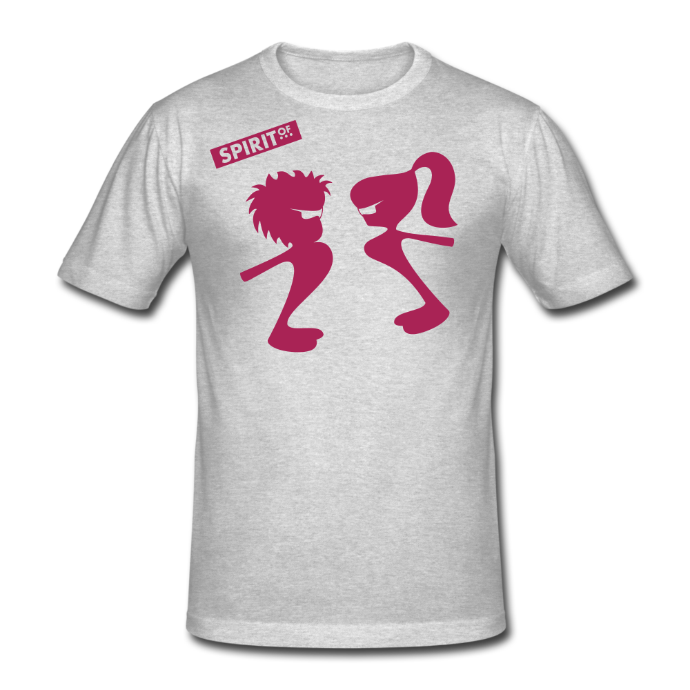 Men’s Gildan Heavy T-Shirt - gris jaspeado