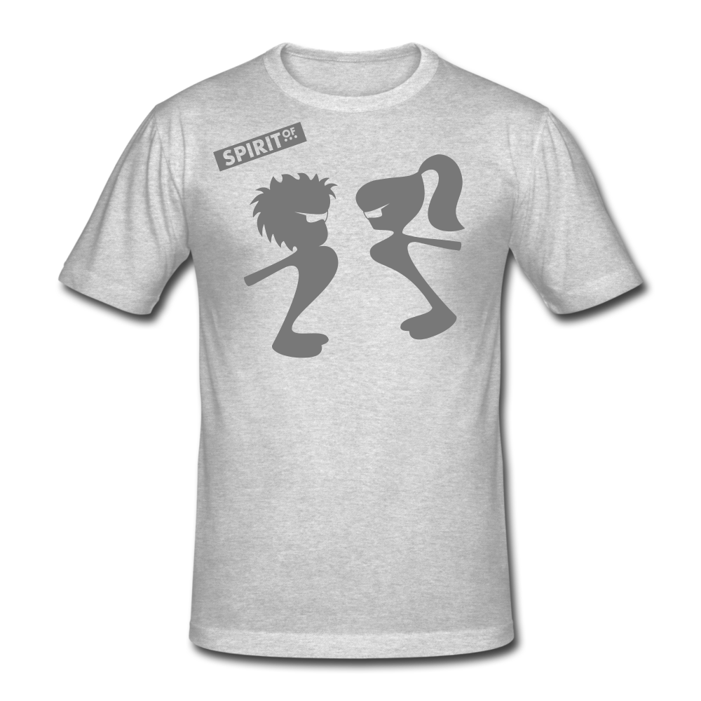 Men’s Gildan Heavy T-Shirt - gris jaspeado