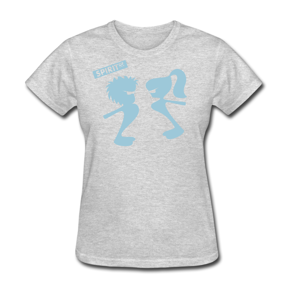 Women’s Gildan Heavy T-Shirt - gris jaspeado