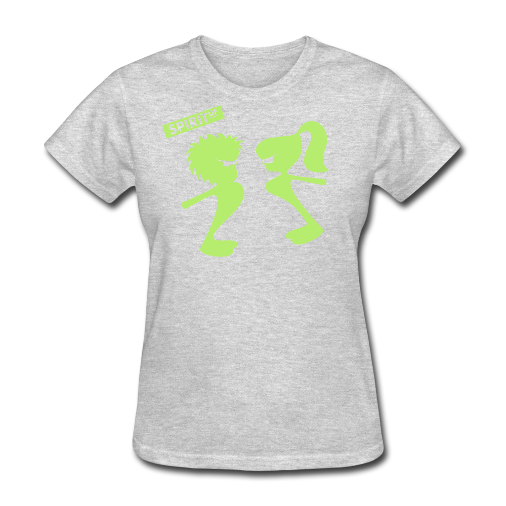 Women’s Gildan Heavy T-Shirt - gris jaspeado