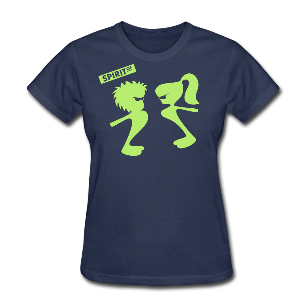 Women’s Gildan Heavy T-Shirt - azul marino