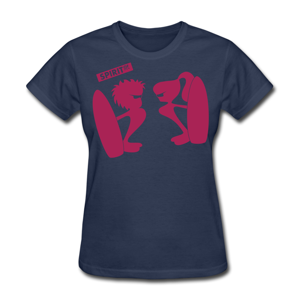 Women’s Gildan Heavy T-Shirt - azul marino