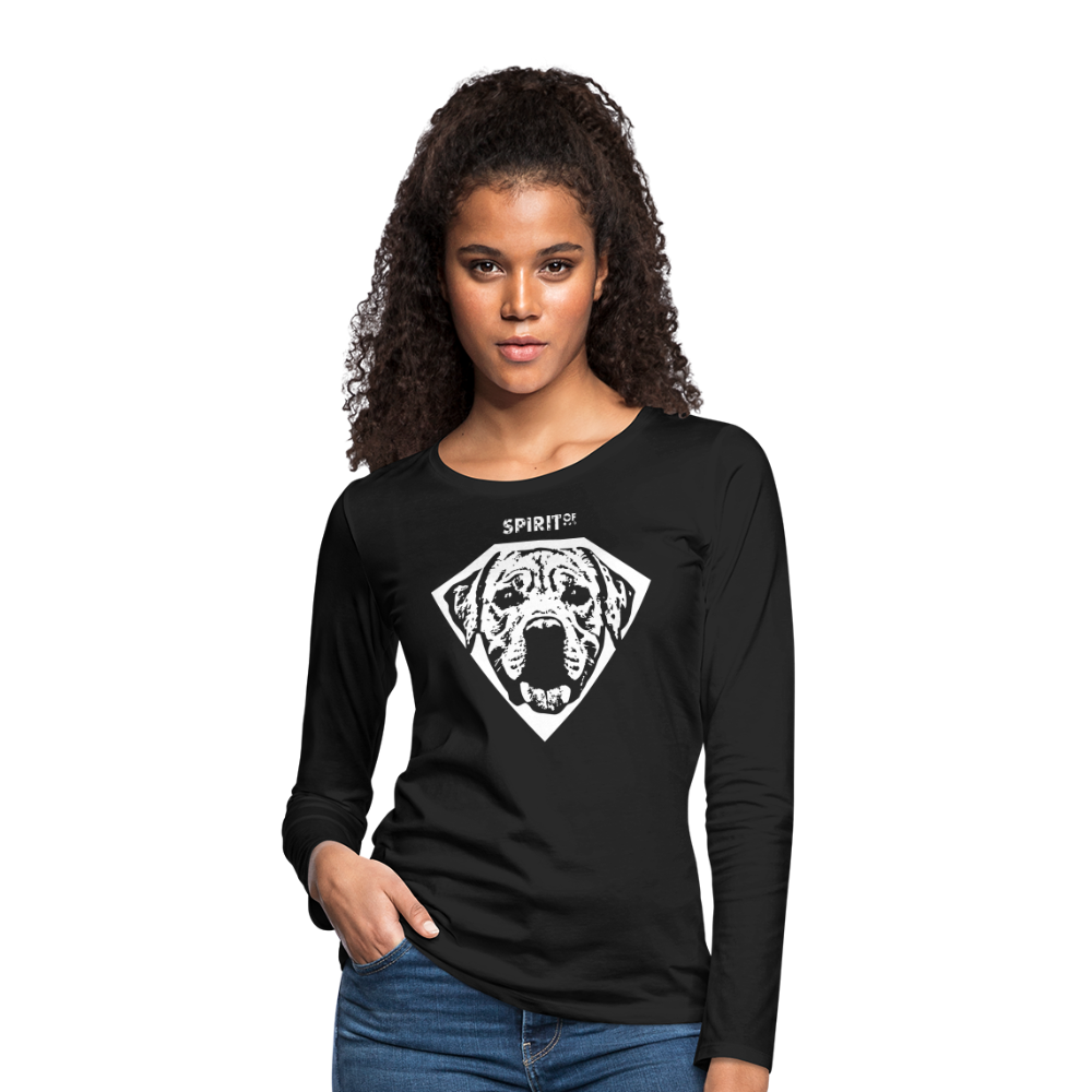 Camiseta Manga Larga 150 (Mujer) - Spiritof Logan T Footprint C White - negro