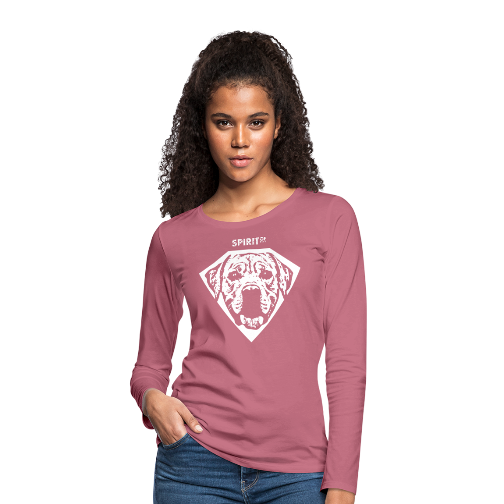 Camiseta Manga Larga 150 (Mujer) - Spiritof Logan T Footprint C White - malva