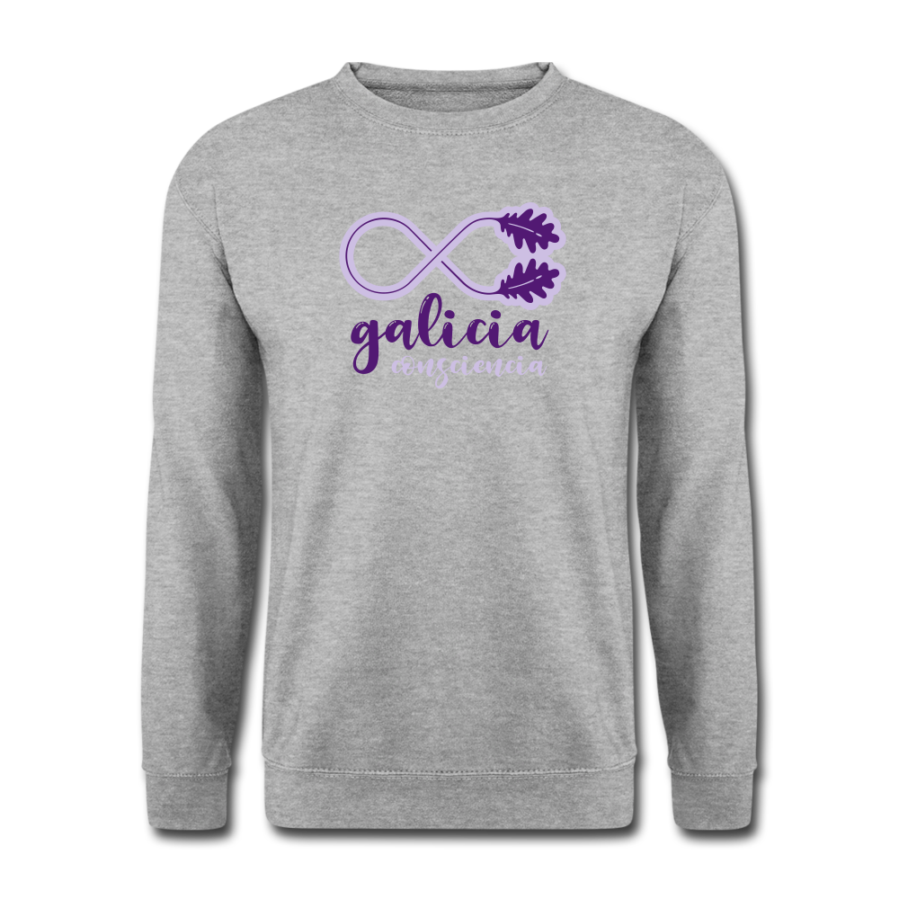 Sudadera (Unisex) - Conciencia Galicia Púrpura&Lavanda - salt & pepper