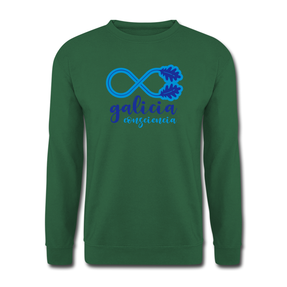 Sudadera (Unisex) - Conciencia Galicia Blue&LightBlue - green
