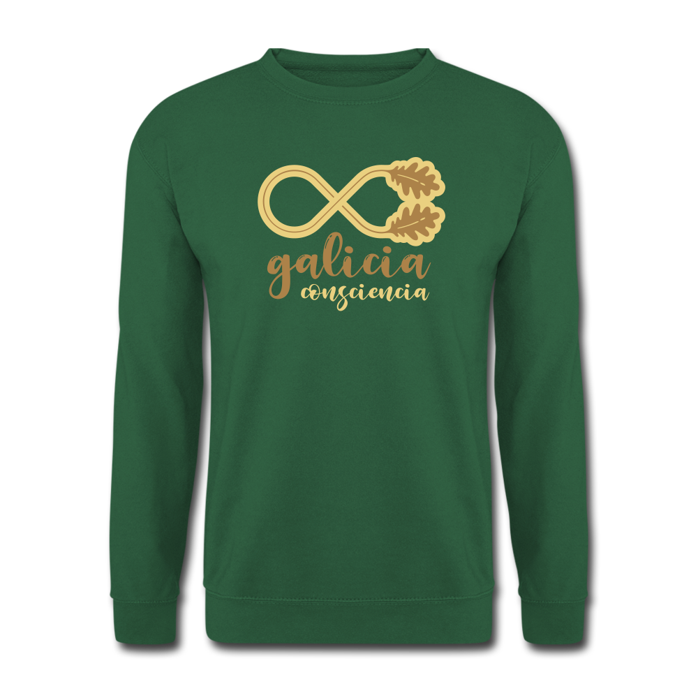 Sudadera (Unisex) - Conciencia Galicia LightBrown&Cream - green