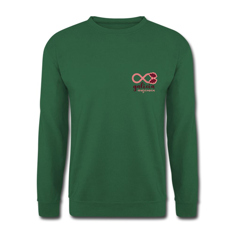 Sudadera (Unisex) - Conciencia Galicia Burgundy&Pink S - green