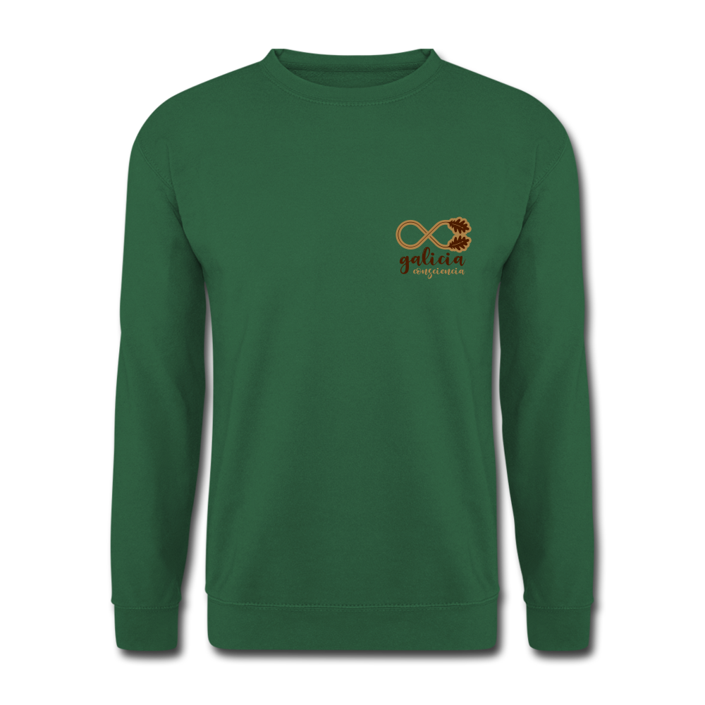 Sudadera (Unisex) - Conciencia Galicia Brown&LightBrown S - green