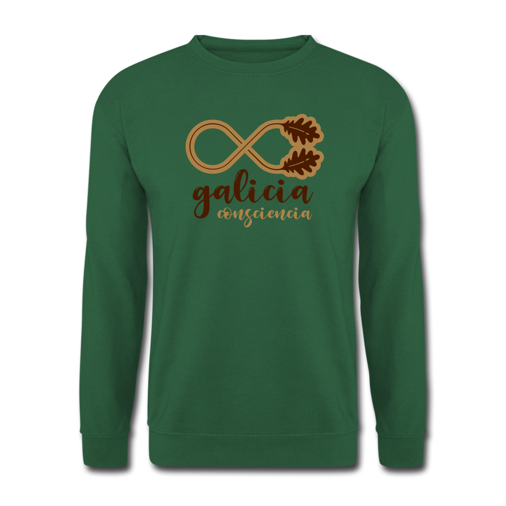 Sudadera (Unisex) - Consciencia Galicia Brown&LightBrown - green