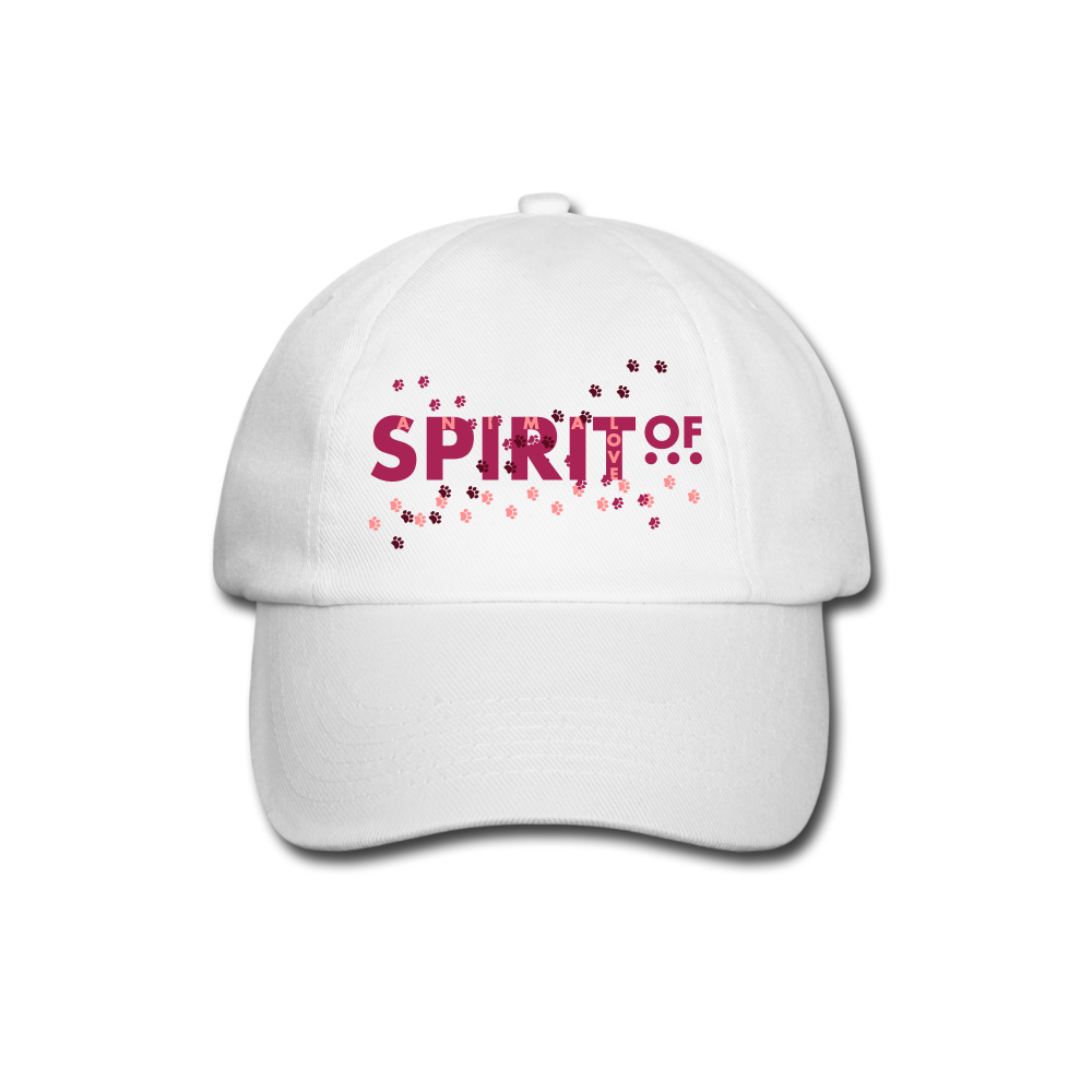Gorra Béisbol Blanca - Spiritof AnimaLove Magenta&Pink (FootPrints) - white/white