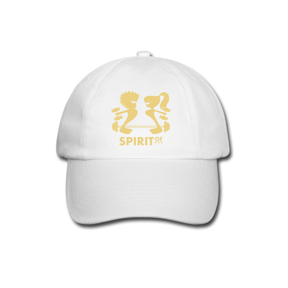 Gorra Béisbol Blanca/Negra/Azul Marino - Spiritof Gym Cream Shapes - white/white