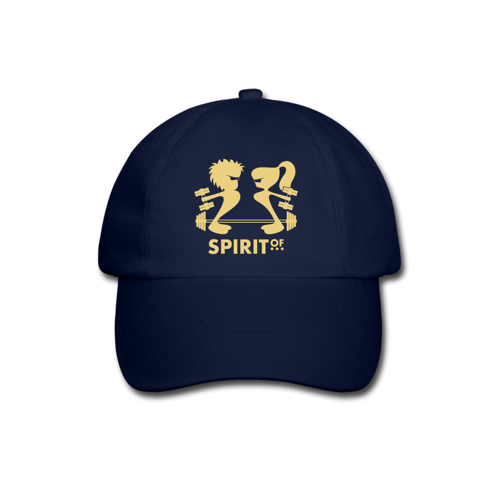 Gorra Béisbol Blanca/Negra/Azul Marino - Spiritof Gym Cream Shapes - blue/blue