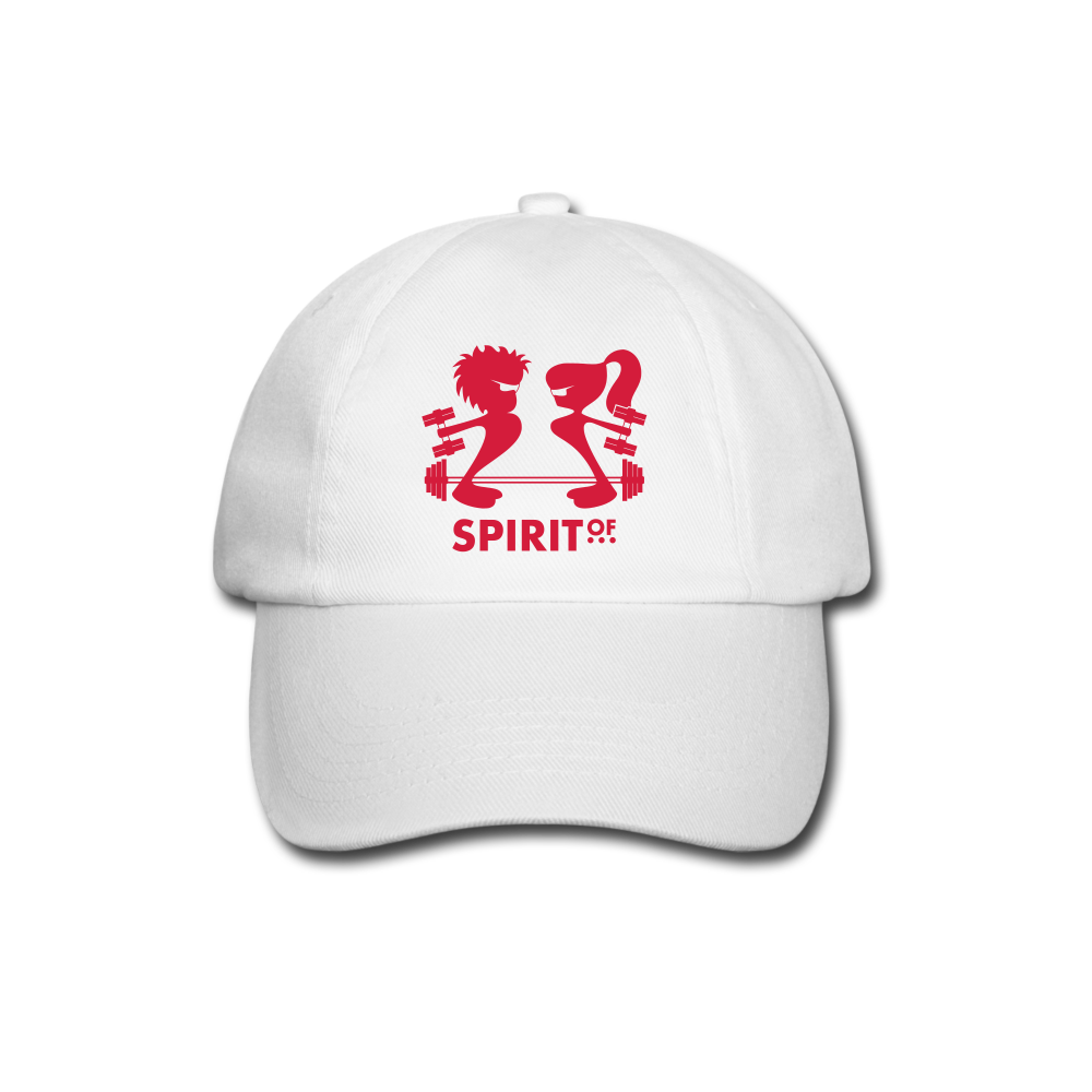 Gorra Béisbol Blanca/Negra/Azul Marino - Spiritof Gym Red Shapes - white/white