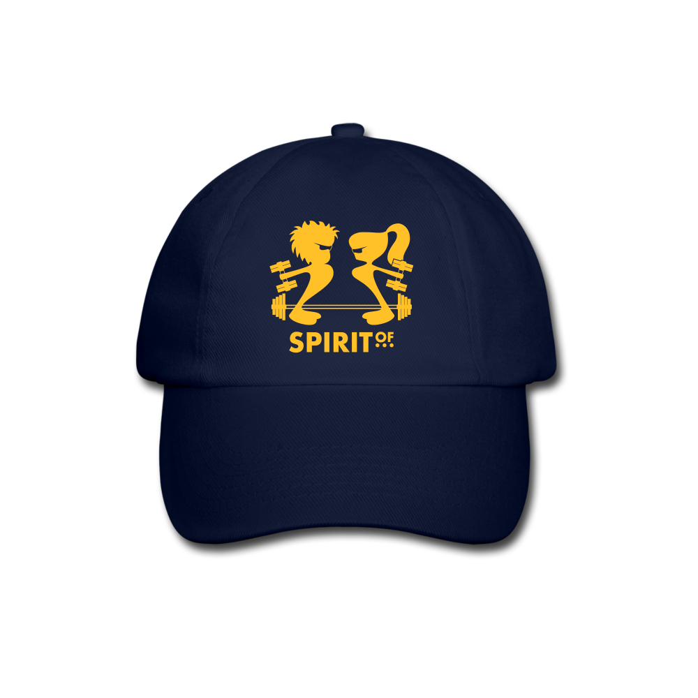 Gorra Béisbol Blanca/Negra/Azul Marino - Spiritof Gym YellowGold Shapes - blue/blue