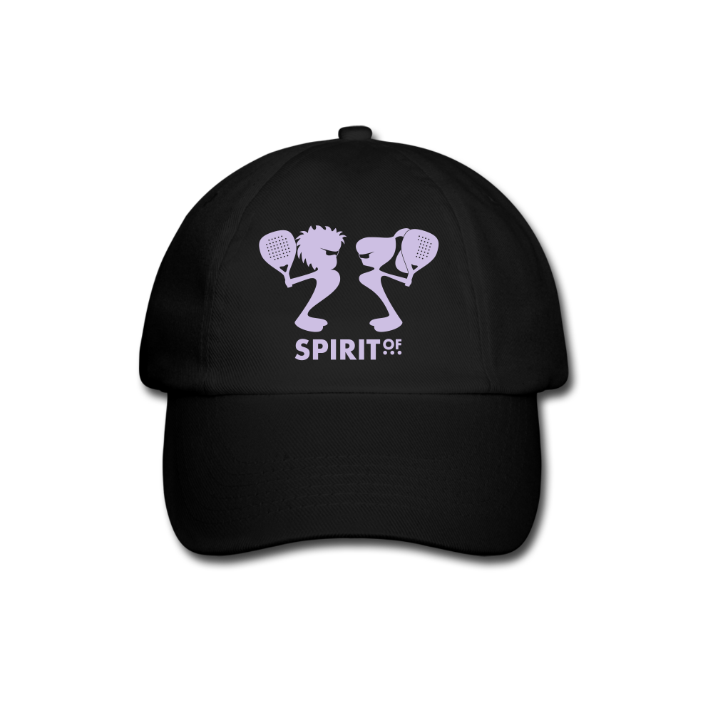 Gorra Béisbol Blanca/Negra/Azul Marino - Spiritof Pádel Lavender Shapes - black/black