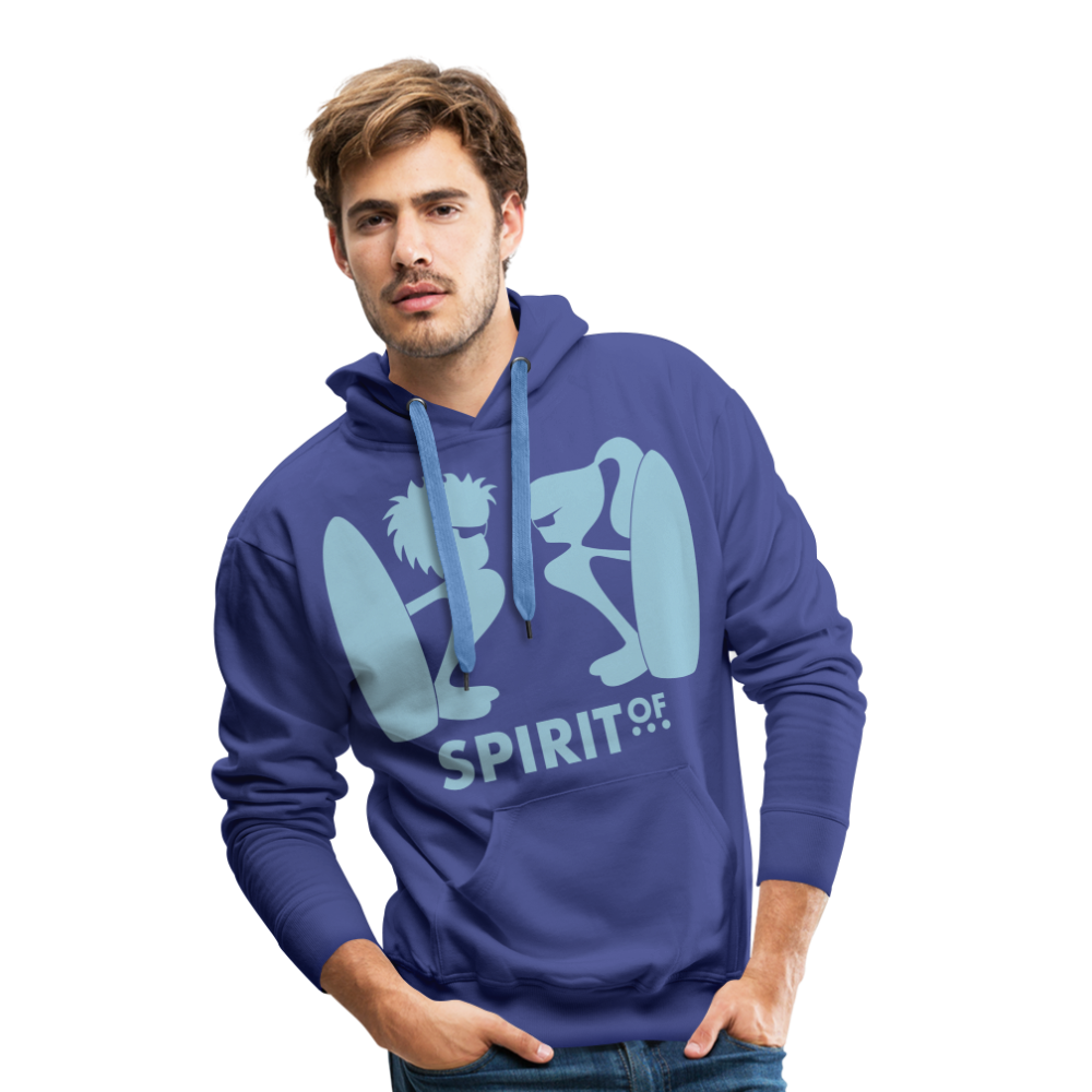 Sudadera Premium Azul Intenso con capucha (Hombre) - Spiritof Surf Sky –  SPIRITOF