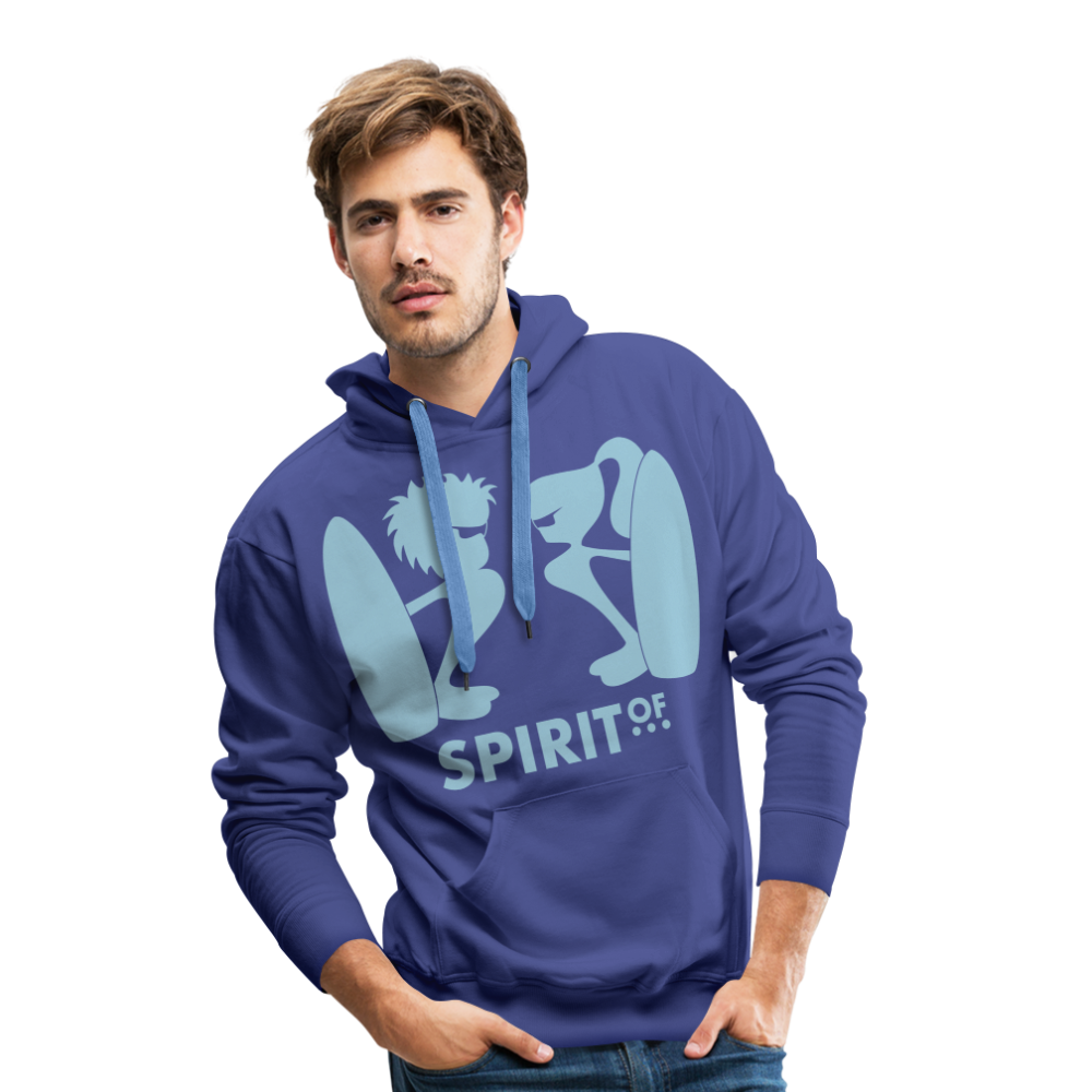 Sudadera Azul Intenso con capucha (Hombre) - Spiritof Surf SkyBlue Shapes - royal blue