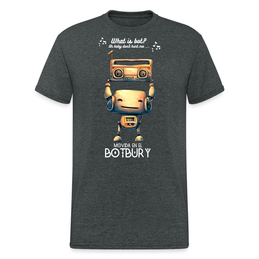 Camiseta Básica 180 (Hombre) - Movida en el Botbury #2 - gris oscuro jaspeado