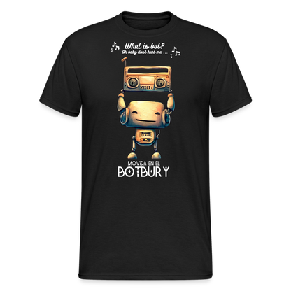 Camiseta Básica 180 (Hombre) - Movida en el Botbury #2 - negro