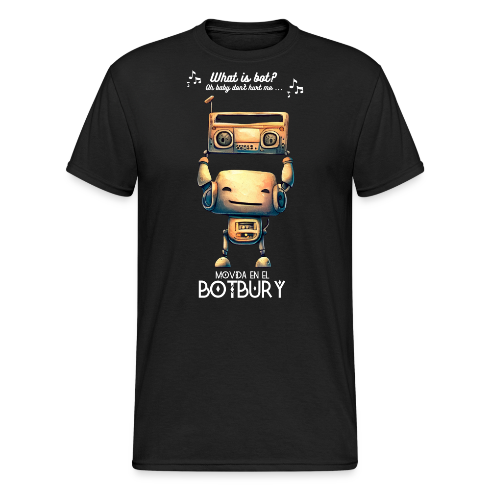 Camiseta Básica 180 (Hombre) - Movida en el Botbury #2 - negro