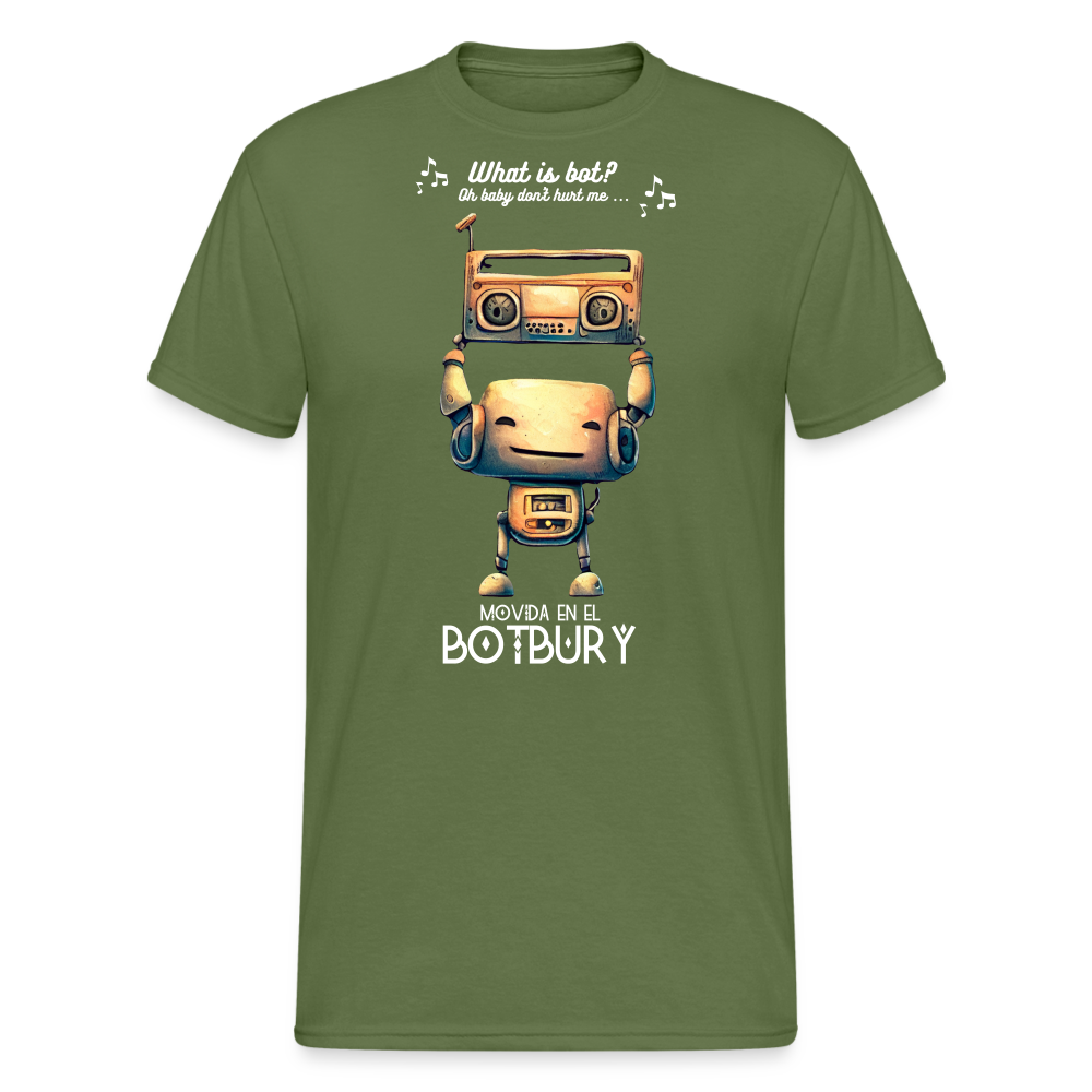 Camiseta Básica 180 (Hombre) - Movida en el Botbury #2 - verde oliva