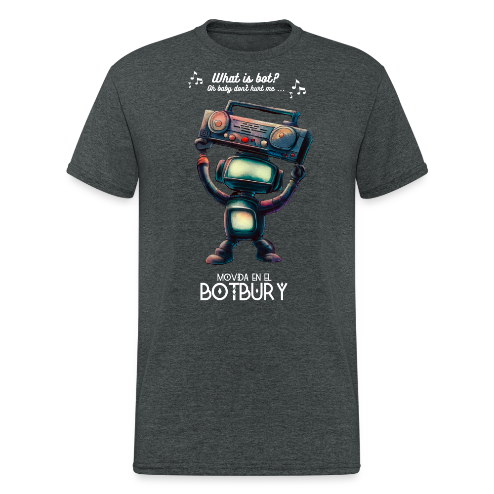 Camiseta Básica 180 (Hombre) - Movida en el Botbury #3 - gris oscuro jaspeado