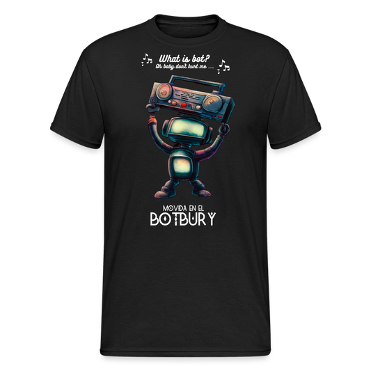 Camiseta Básica 180 (Hombre) - Movida en el Botbury #3 - negro
