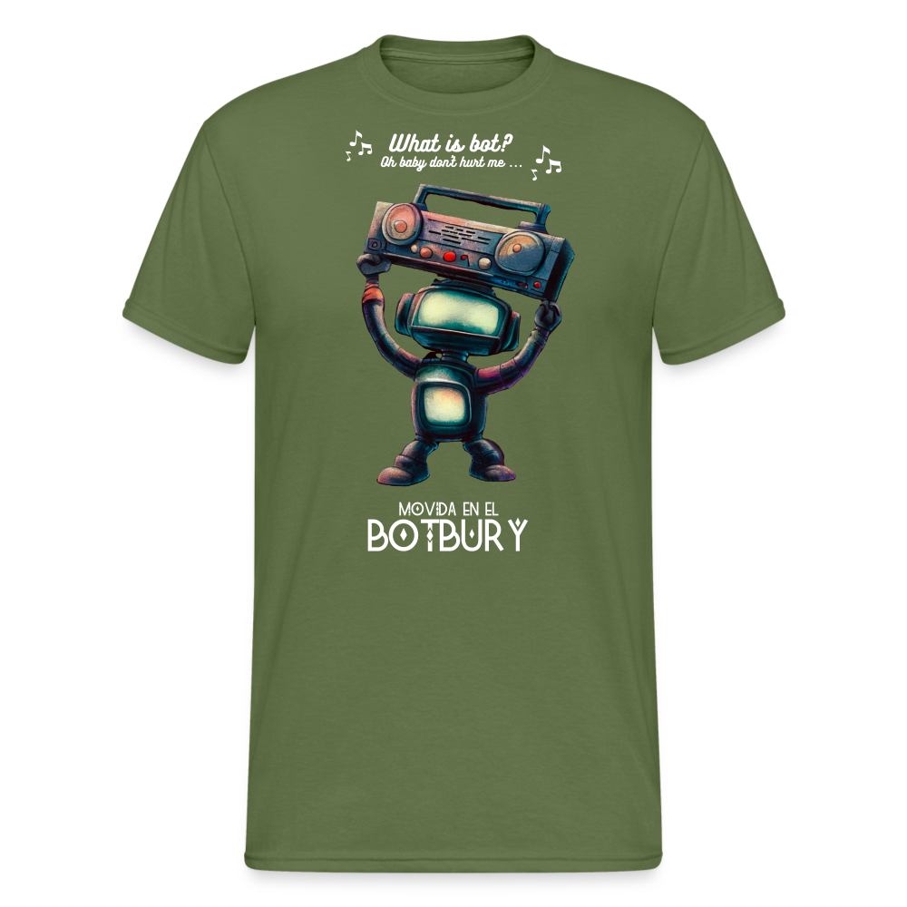 Camiseta Básica 180 (Hombre) - Movida en el Botbury #3 - verde oliva