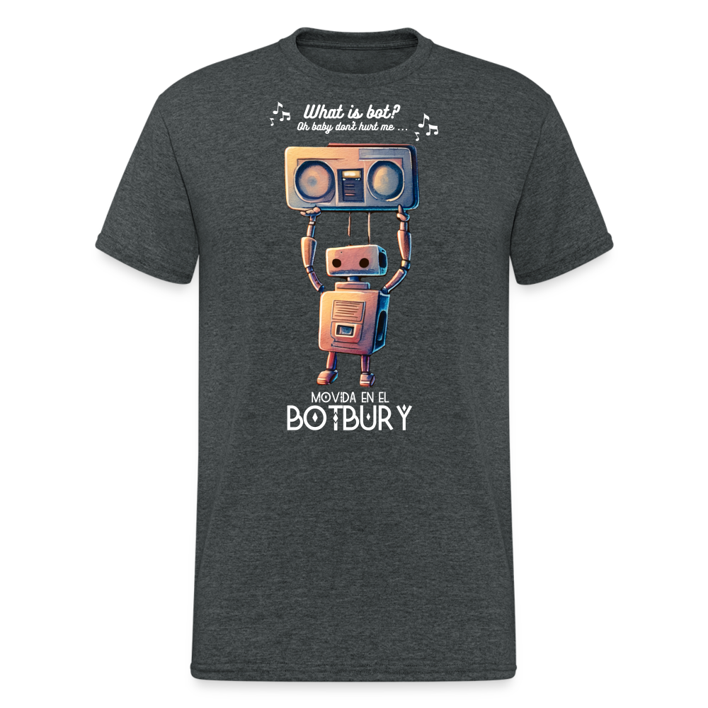 Camiseta Básica 180 (Hombre) - Movida en el Botbury #4 - gris oscuro jaspeado