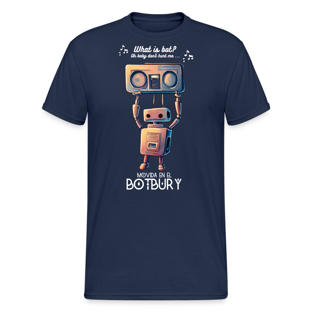 Camiseta Básica 180 (Hombre) - Movida en el Botbury #4 - azul marino