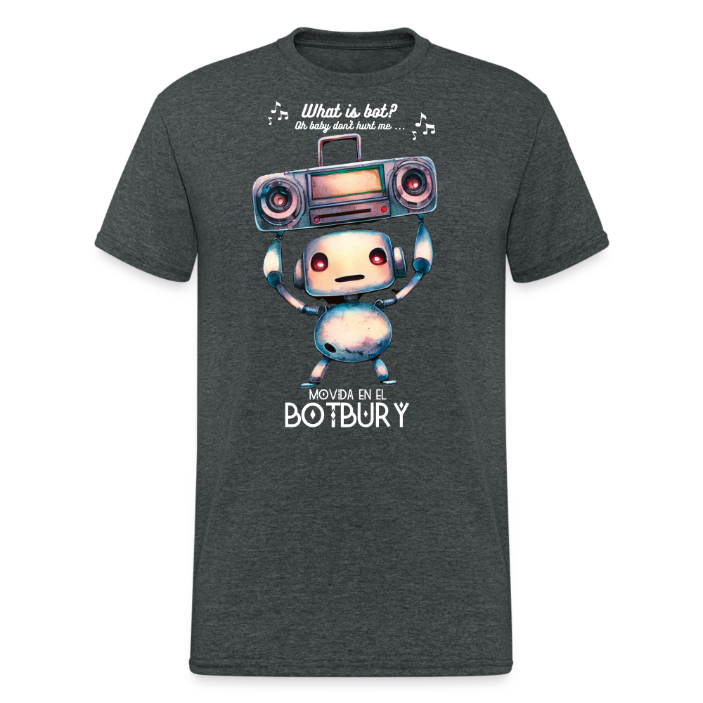 Camiseta Básica 180 (Hombre) - Movida en el Botbury #5 - gris oscuro jaspeado