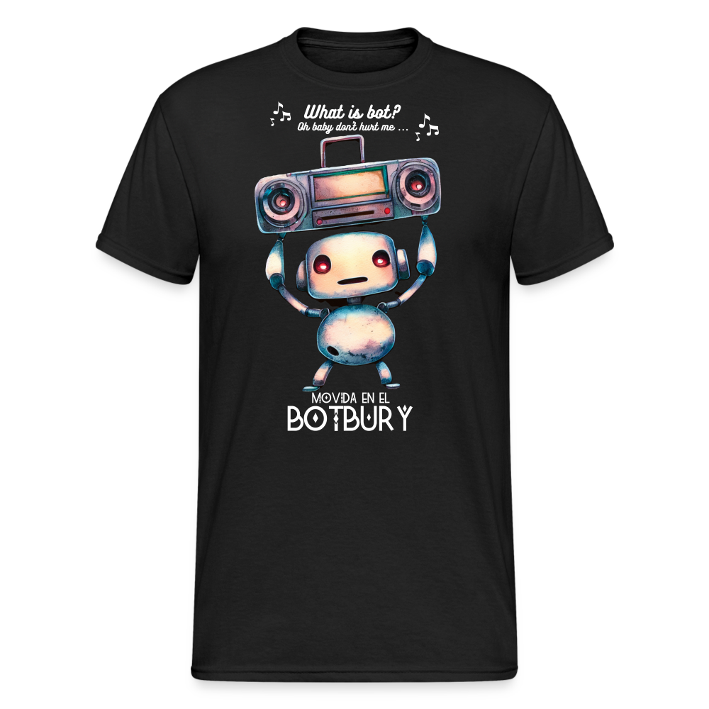 Camiseta Básica 180 (Hombre) - Movida en el Botbury #5 - negro