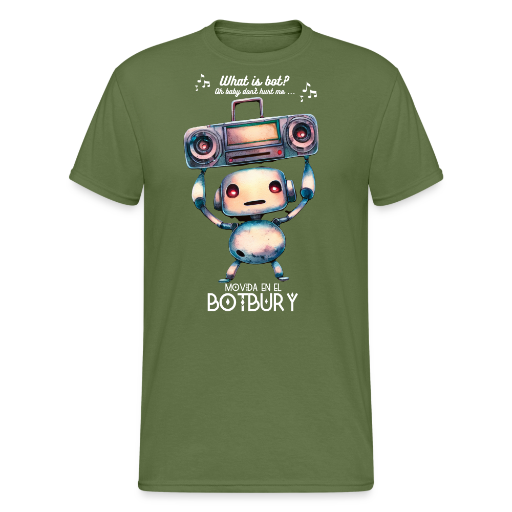 Camiseta Básica 180 (Hombre) - Movida en el Botbury #5 - verde oliva