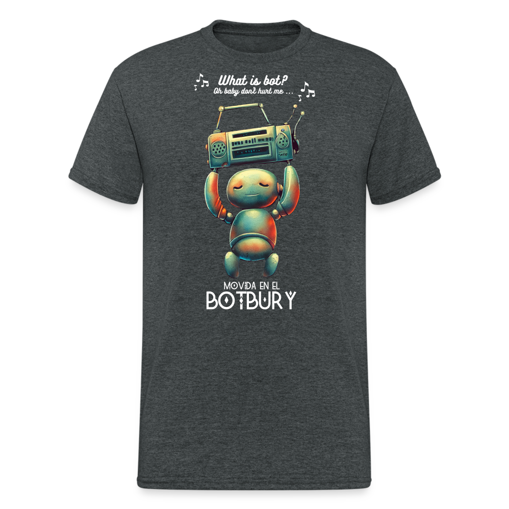Camiseta Básica 180 (Hombre) - Movida en el Botbury #6 - gris oscuro jaspeado