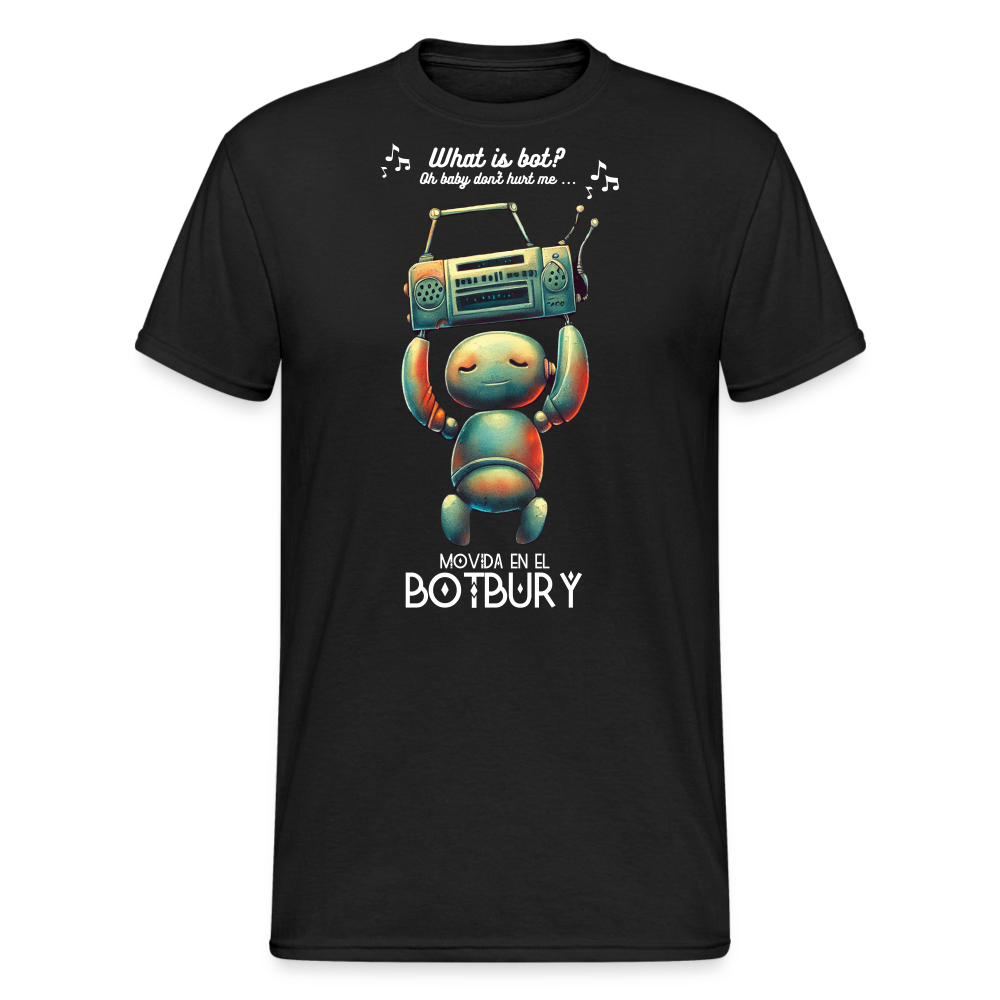 Camiseta Básica 180 (Hombre) - Movida en el Botbury #6 - negro
