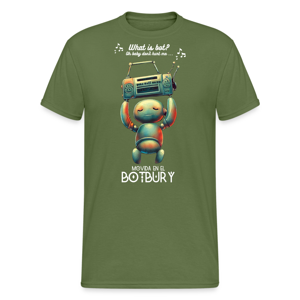 Camiseta Básica 180 (Hombre) - Movida en el Botbury #6 - verde oliva