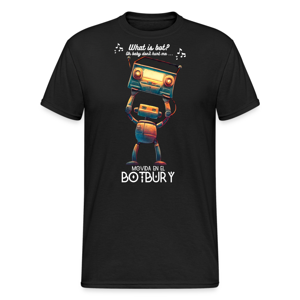 Camiseta Básica 180 (Hombre) - Movida en el Botbury #7 - negro